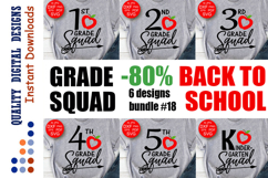 School BUNDLE svg, Back to school png,1st grade squad pdf Product Image 1