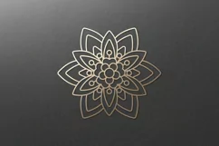 Abstract Sunflower, Flower SVG, Floral paper laser cut SVG Product Image 3