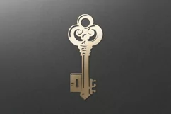 Key SVG. Antique Key SVG. Old vintage Key SVG laser cut Product Image 3