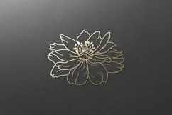 Marigold SVG, Anemone Flower SVG, Floral paper laser cut SVG Product Image 3