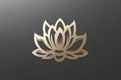 Lotus SVG. Lotus flower SVG for laser cut, Cricut Silhouette Product Image 3