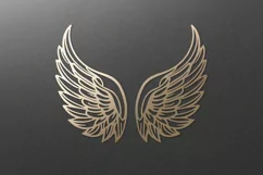 Angel wings SVG. papercut, paper cutting, laser cut files Product Image 1