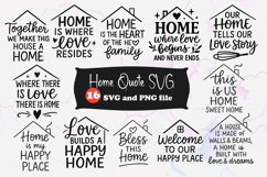Home Quote SVG | Love &amp; Bless This Home Sayings Product Image 1