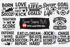 Soccer Saying SVG | Sports Quotes & Soccer Mom Sayings Product Image 1