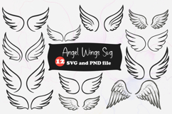 Angel Wings SVG Product Image 1