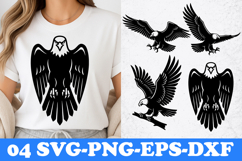 Majestic Eagle SVG | Eagle Silhouette Cut Files for Cricut Product Image 1