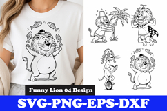 Funny Cow Cartoon SVG Cute Farm Cow Character Designs Product Image 1