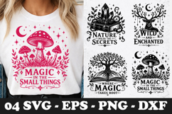 Magic In The Small Things Mushroom Forest SVG Design Product Image 1