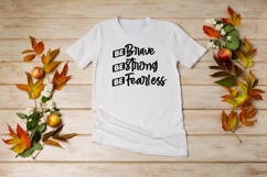 Be brave be strong be fearless Svg, Inspirational Svg Product Image 1