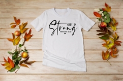 She Is Strong Svg, God Svg, Bible Svg Product Image 1