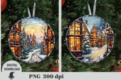 Christmas Ornaments Bundle, Sublimation, Stained glass Product Image 4