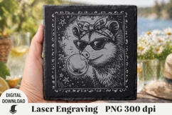 Funny Possum Laser Engraving, farm Engraving file Product Image 1