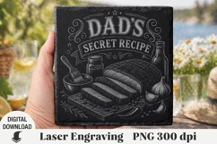 Father's Day Laser Engraving, Dad Engraving file PNG Product Image 1