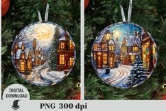 Christmas Ornaments Bundle, Sublimation, Stained glass Product Image 5
