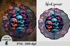 Halloween wind spinner, skull wind spinner Product Image 7