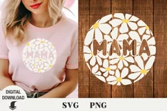 Mother's Day svg, Mama svg , Mom svg, flower svg Product Image 1
