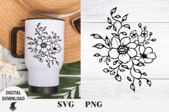 Flowers svg, wildflowers, floral svg, Spring, Summer Product Image 1