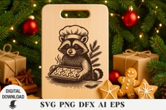 Christmas Laser svg, Cutting board, Laser Engraving Product Image 9