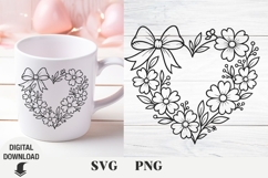 Valentine&#039;s Day, flower heart, cherry blossom Product Image 1