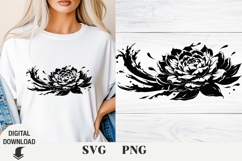 Flower svg, pion svg, wildflowers, floral svg, Summer Product Image 1
