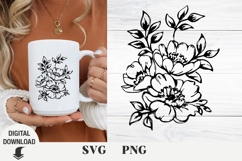 Flower svg, Wildflower, floral svg, Summer Product Image 1