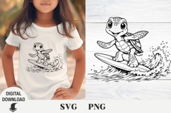 Sea Turtle svg, sea svg, fish, sea sublimation, cruise Product Image 1