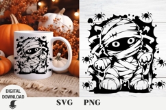 Halloween svg, mummy svg, horror svg, Shirt Design Product Image 1