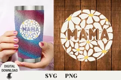 Mother's Day svg, Mama svg , Mom svg, flower svg Product Image 2