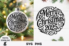 Christmas ornaments svg, Merry Christmas svg, Christian Product Image 1