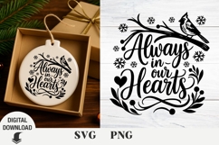 Christmas Memorial Ornament ornaments, Christmas Cardinal Product Image 1