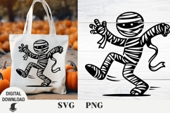 Halloween svg, mummy svg, horror svg, Shirt Design Product Image 1