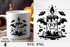 Halloween svg, Halloween scene svg, horror svg, pumpkin svg Product Image 1