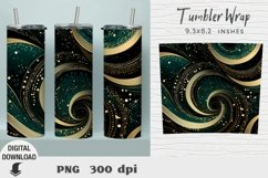 Tumbler Wrap Bundle, Abstract Tumbler sublimation, gold Product Image 3