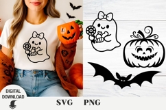 Halloween svg, Pumpkin svg, Boo svg, Shirt Design Product Image 1