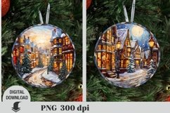 Christmas Ornaments Bundle, Sublimation, Stained glass Product Image 9