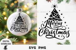 Christmas svg, Christmas ornament svg, Merry christmas svg Product Image 1