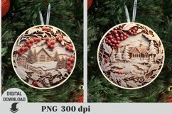 Christmas Ornaments, 3D Sublimation, Christmas png Product Image 5