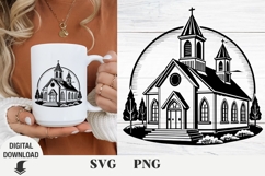 Church svg, Christian, Christmas svg, Nativity svg, Product Image 1