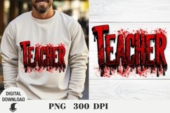 Teacher Halloween Sublimation, Happy Halloween Product Image 1