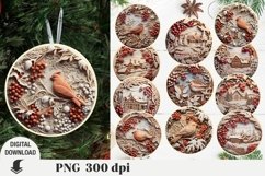 Christmas Ornaments, 3D Sublimation, Christmas png Product Image 1