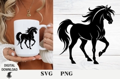 Horse svg, Mustang svg, animals svg, farm, vacation svg, Product Image 1