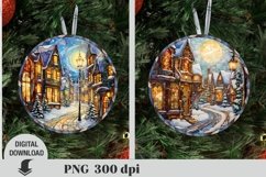 Christmas Ornaments Bundle, Sublimation, Stained glass Product Image 11