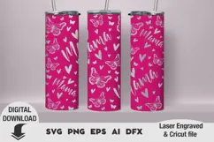 Mama Tumbler svg designs, Mother's Day Laser Engraved wrap Product Image 2