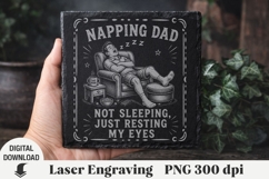 Father's Day Laser Engraving, Dad Engraving file PNG Product Image 1