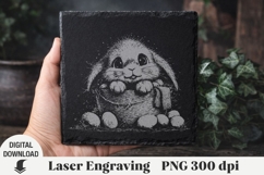 Easter Laser Engraving, Easter bunny Engraving file PNG Product Image 4