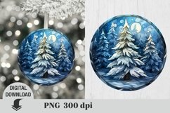 Christmas Ornaments Sublimation Bundle, Stained glass Product Image 2