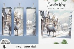 Christmas Tumbler Wrap, Christmas sublimation, Christmas Product Image 1