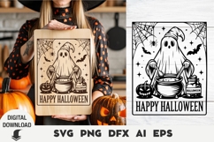 Halloween Cutting board, Laser cut, Cutting board, Ghost svg Product Image 1