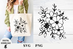 Flower svg, Wildflower, floral svg, Summer Product Image 1