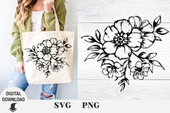 Flower svg, wildflowers, floral svg, Summer Product Image 1